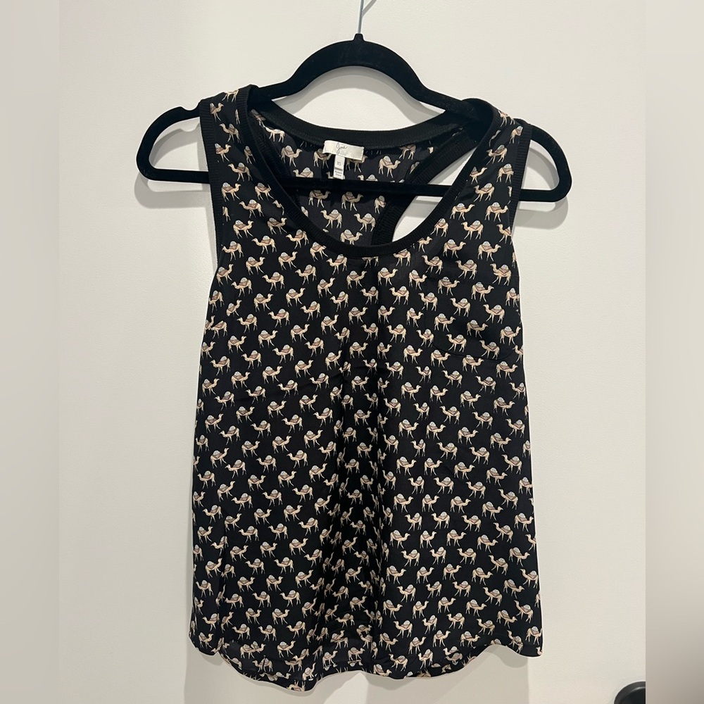 Joie racerback tank 100% silk. XS